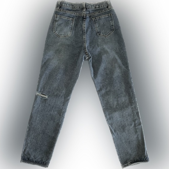 Dark Blue Wide Leg Jeans - Picture 2 of 2